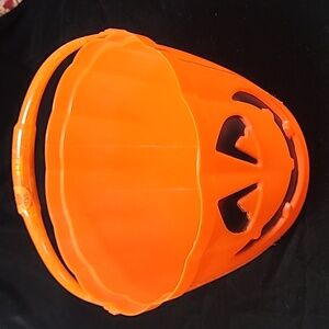 Pumpkin‎ Bucket with Light Up Handle - Gently Preloved